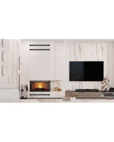 Lareira de encastrar SAVEN Energy Up 85 x 50 x 47 L Preta (17,0 kW) ECO