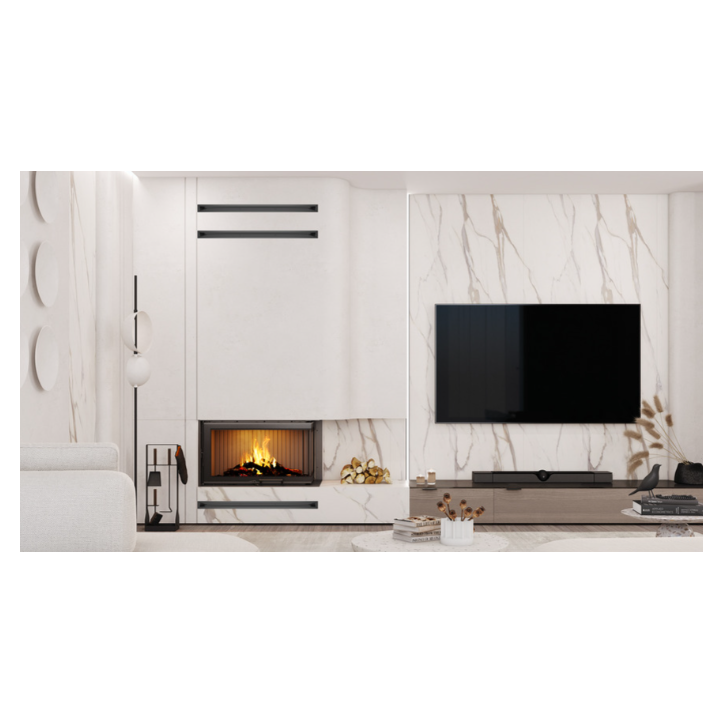 Inserto de chimenea SAVEN Energy Up 85 x 50 x 47 L Negro (17,0 kW) ECO