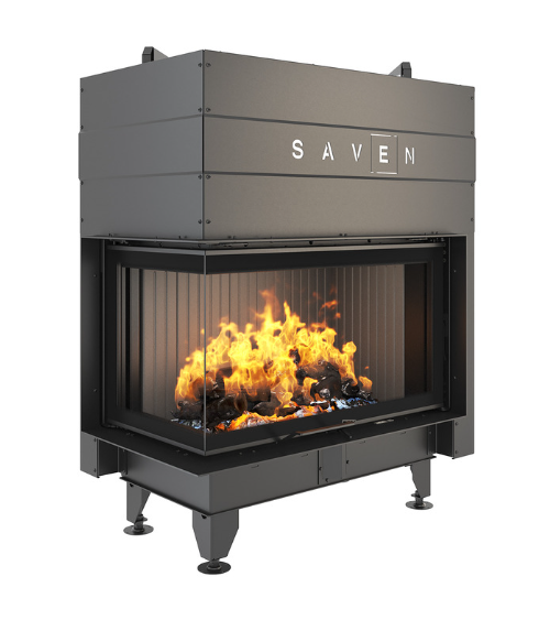 Insert de cheminée SAVEN Energy Up 85 x 50 x 47 L Noir (17,0 kW) ECO