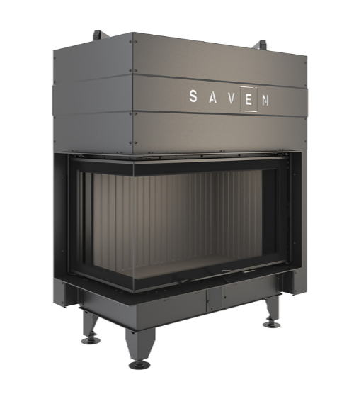 Insert de cheminée SAVEN Energy Up 85 x 50 x 47 L Noir (17,0 kW) ECO