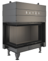 Insert de cheminée SAVEN Energy Up 85 x 50 x 47 L Noir (17,0 kW) ECO