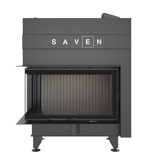 Lareira de encastrar SAVEN Energy Up 85 x 50 x 47 L Preta (17,0 kW) ECO