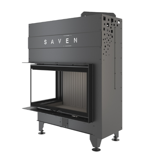 Inserto de chimenea SAVEN Energy Up 85 x 50 x 47 L Negro (17,0 kW) ECO