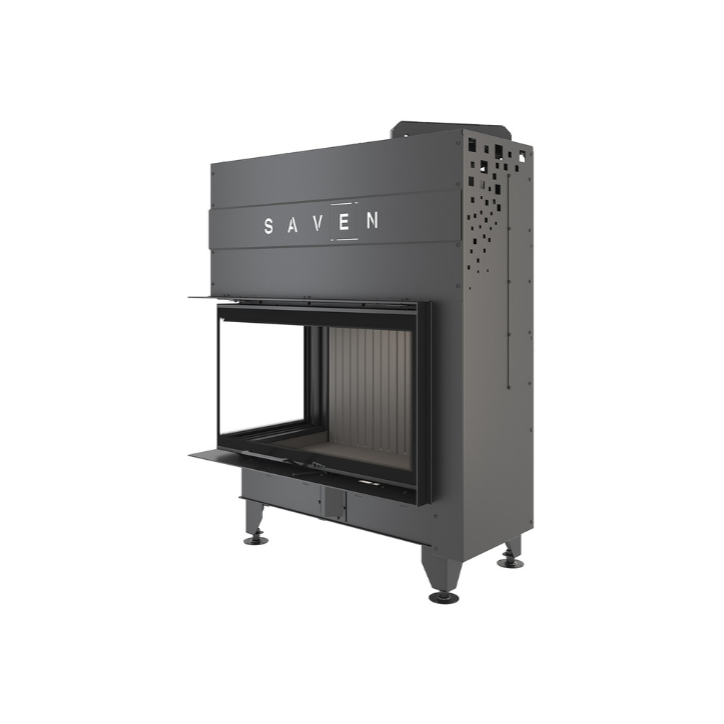 Lareira de encastrar SAVEN Energy Up 85 x 50 x 47 L Preta (17,0 kW) ECO