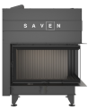 Insert de cheminée SAVEN Energy Up 85 x 50 x 47 R Noir (17,0 kW) ECO