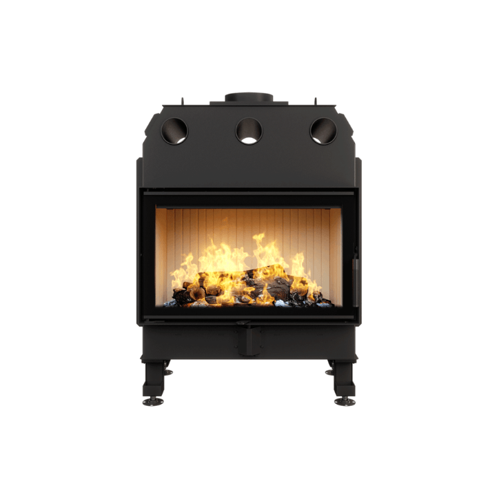 Camino in acciaio SAVEN Energy 80x50 Eco 17kW