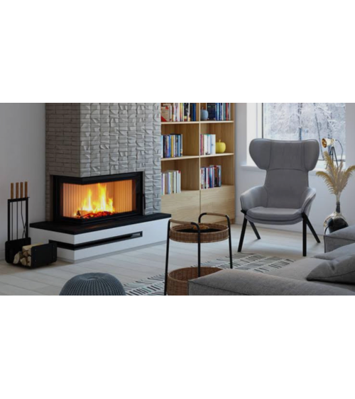 lareira em aço SAVEN Energy 90x50 Eco – 19 kW