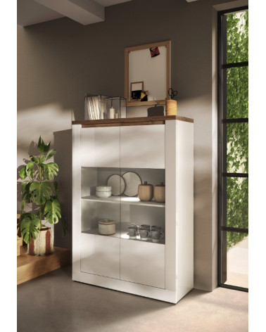 Buffet 3 portes VENUS Titan/Mercury 181 cm