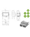 Inserto per camino HEATING.PRO.M.7 semplice