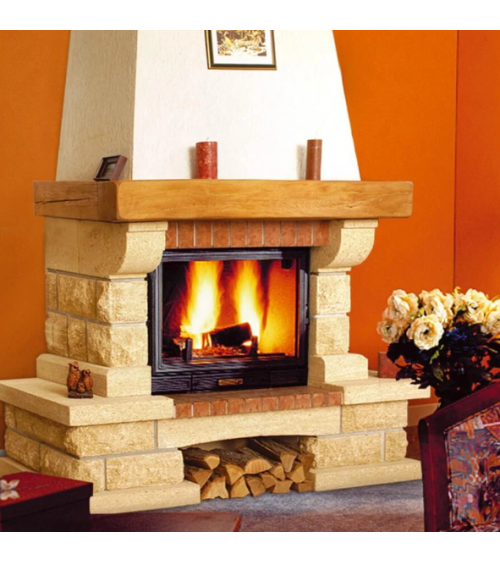 Inserto para chimenea 68 CM EVO doble cara TUNNEL 7-13kW