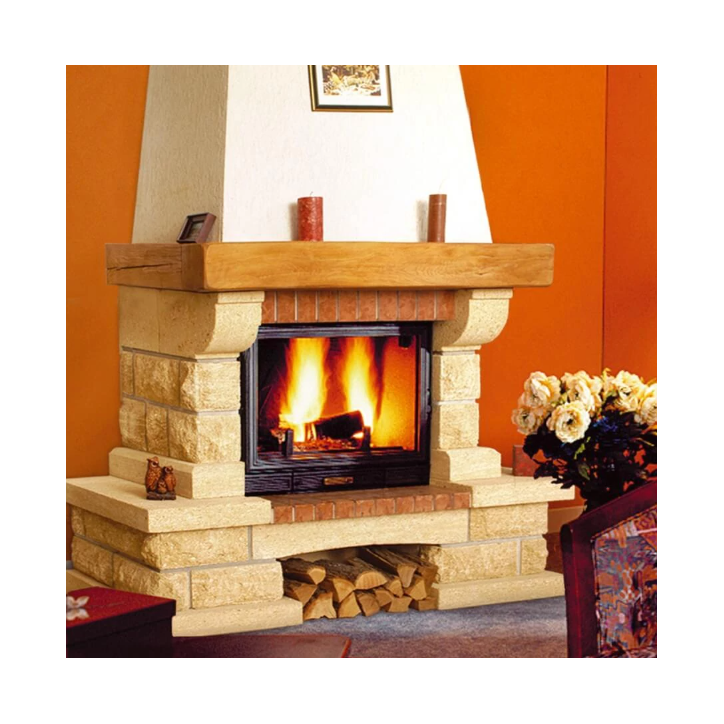 Inserto para chimenea 68 CM EVO doble cara TUNNEL 7-13kW