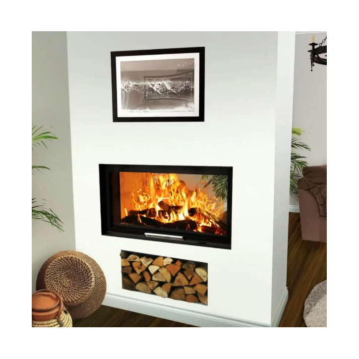 Insert de cheminée 130 cm EVO LD d200 21kW