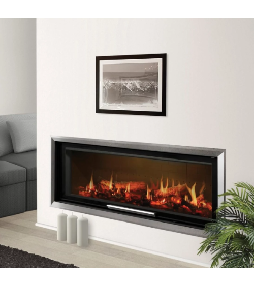 Insert de cheminée 160 EVO 2LD TUNNEL d250  20kW design haut de gamme