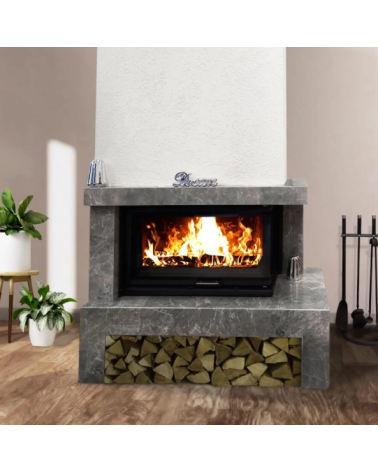 Takkasydän 100 JOY CG LD R d200 80 CM 5-9kW