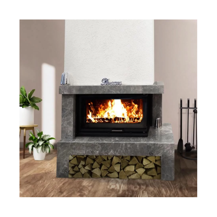 Recuperador de calor para lareira 100 JOY CG LD R d200 80 CM 5-9 kW