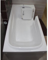 Baignoire à porte EULALIE BALNEO porte à droite 140/150/160/170 x76x60 cm