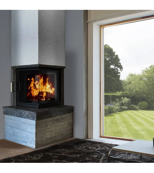 Insert de cheminée 45 B CG d150 44 CM 4-6kW