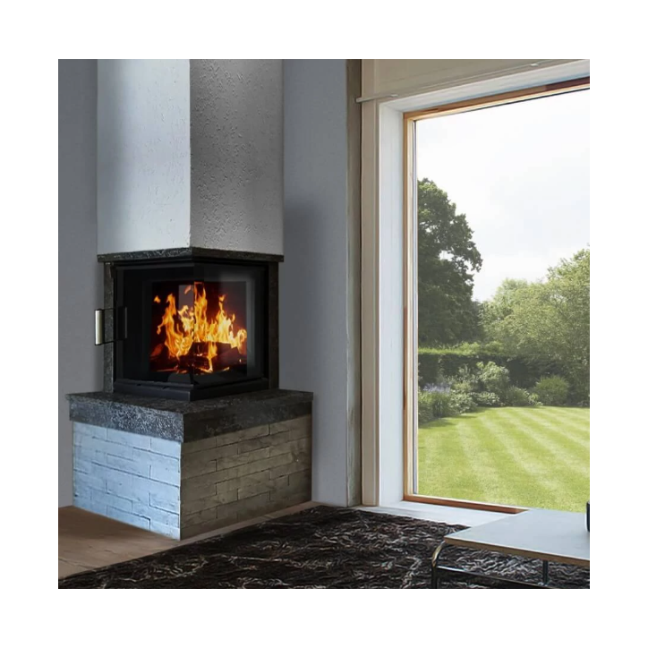 Insert de cheminée 45 B CG d150 44 CM  6kW