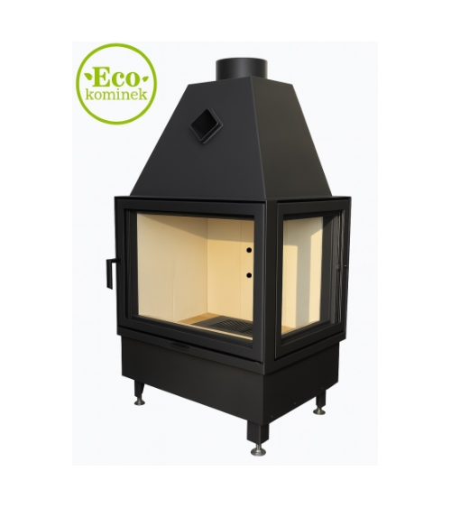 Insert de cheminée Kominek 10KW 135cm x 71cm