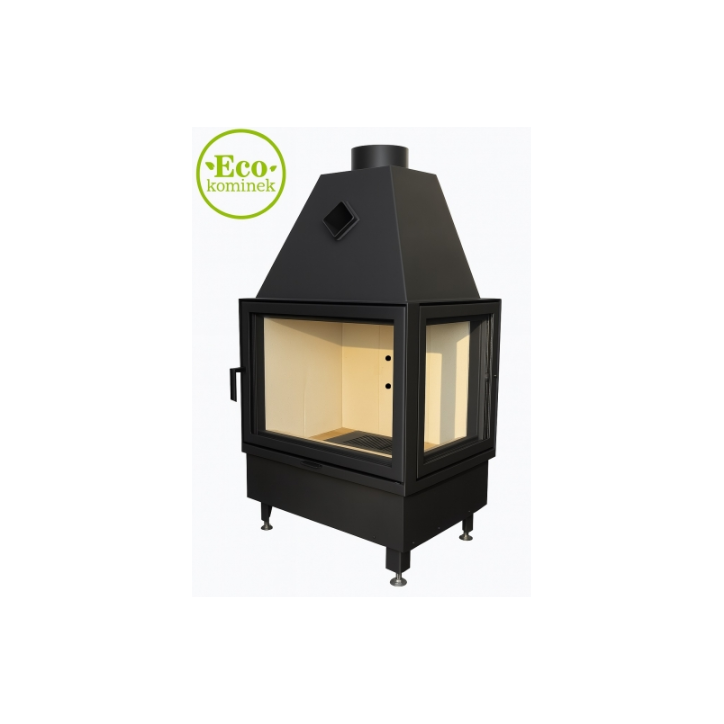 Insert de chimenea Kominek 10KW 135cm x 71cm