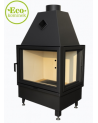 Insert de cheminée Kominek 10KW 135cm x 71cm