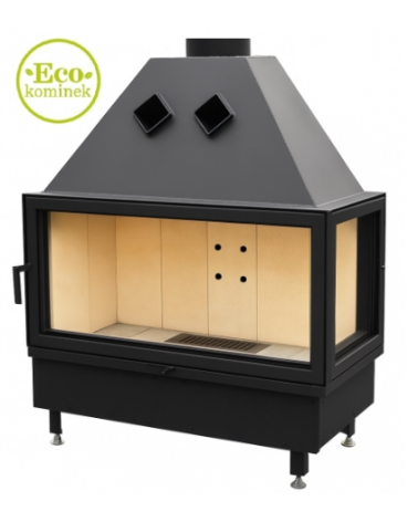 Insert de cheminée Kominek PP 13KW 128cm x 106cm