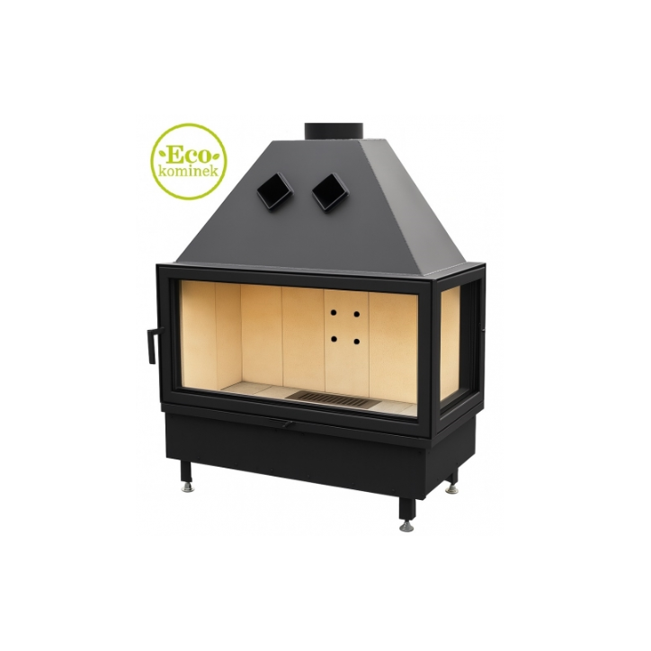 Insert de cheminée Kominek PP 13KW 128cm x 106cm
