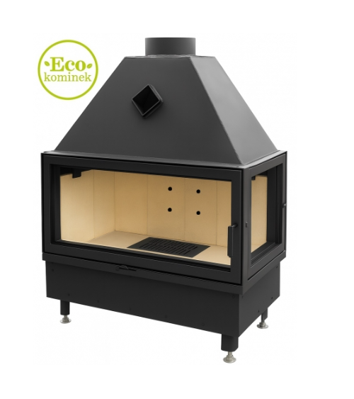 Insert de chimenea Kominek LSPD 12KW 112cm x 91cm