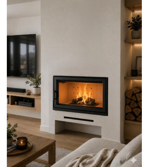 Insert de cheminée Kominek LSLD 12KW 112cm x 91cm