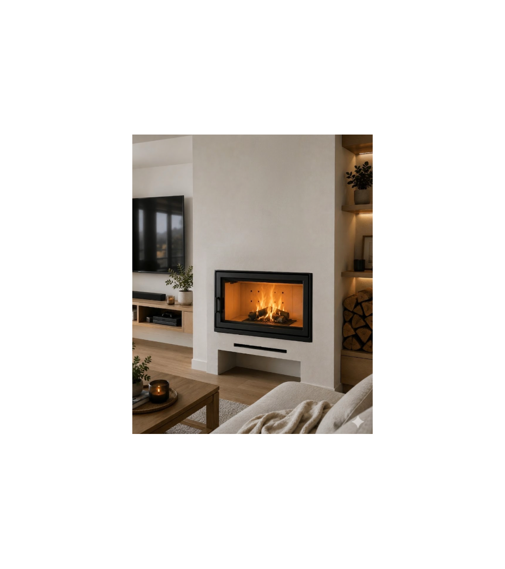 Insert de chimenea Kominek LSLD 12KW 112cm x 91cm