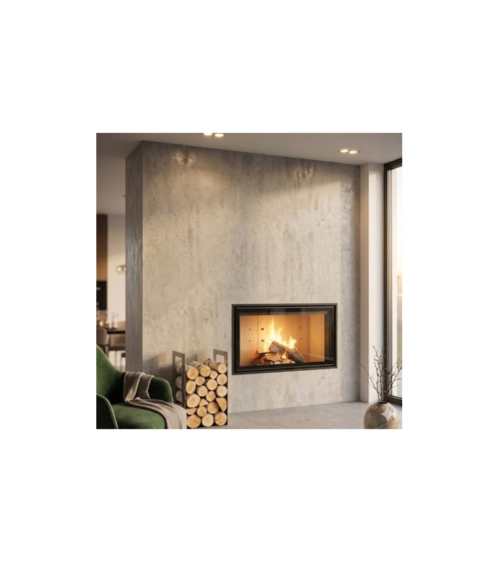 Lareira de embutir Kominek PP 13KW 128cm x 106cm