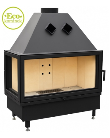 Insert de cheminée Kominek  13KW 128cm x 106cm