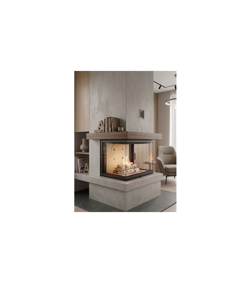 Inserto per camino Kominek 10KW 122cm x 49cm