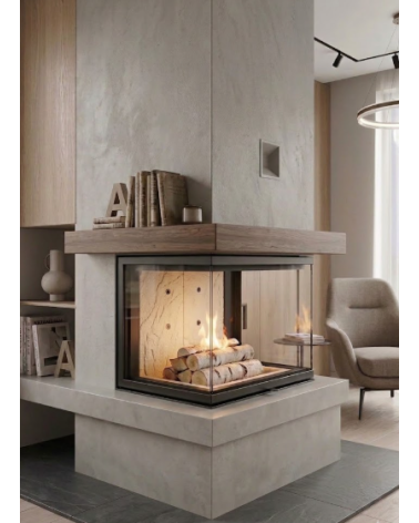 Inserto de chimenea Kominek 10KW 122cm x 49cm