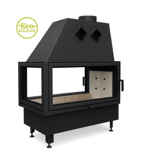 Inserto de lareira Kominek 13KW 122cm x 49cm