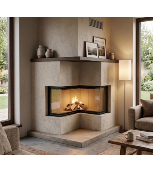 Insert de cheminée Kominek 12KW 109cm x 43cm