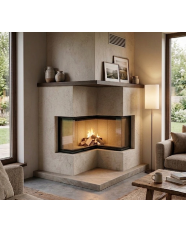 Insert de cheminée Kominek 12KW 109cm x 43cm