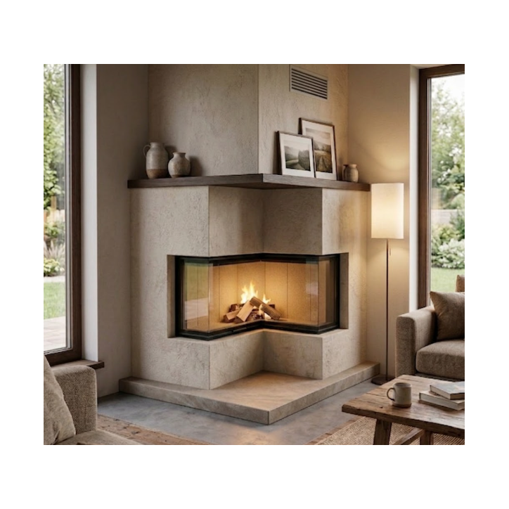 Insert de cheminée Kominek 12KW 109cm x 43cm