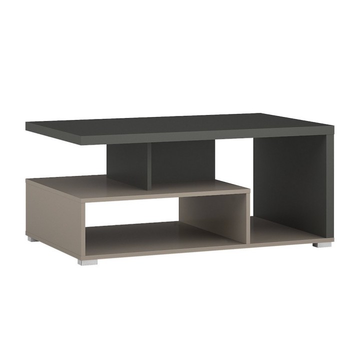 Salon complet SERIO - beige et noir