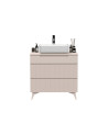 Meuble salle de bain +colonne RIO cashmere 80x93x48 cm