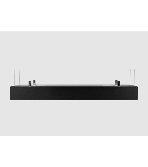 Lareira ecológica de embutir com vidro 700 mm