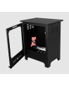 Lareira ecológica tipo salamandra Mini, preto mate com vidro