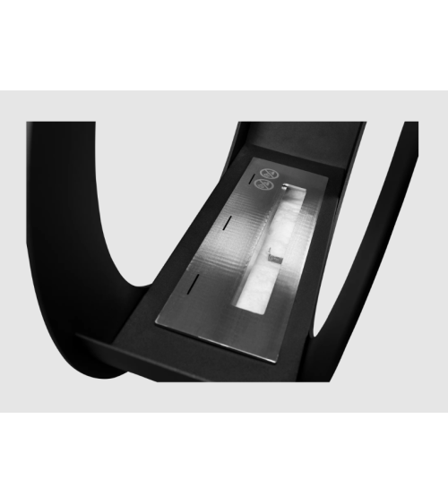 Bioclimática autoportante negro mate 49 x 48 x 15 cm