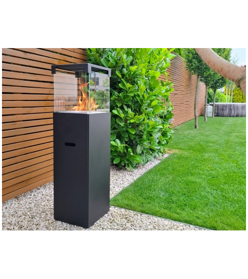 Biocamino da terra PATIO – BESTIA nero opaco 95,7 x 26,8 cm