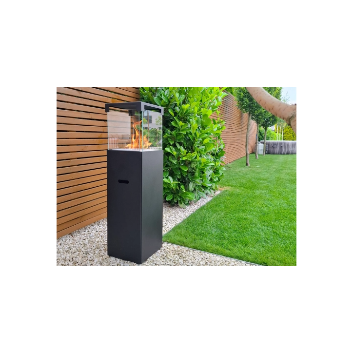 Bioclimática de pie PATIO – BESTIA negro mate 95,7 x 26,8 cm