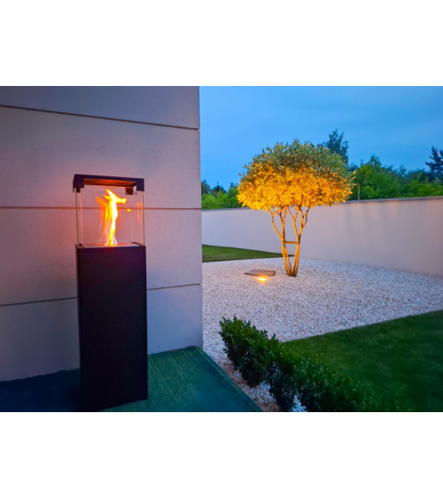 Bioclimática de pie PATIO – BESTIA negro mate 95,7 x 26,8 cm