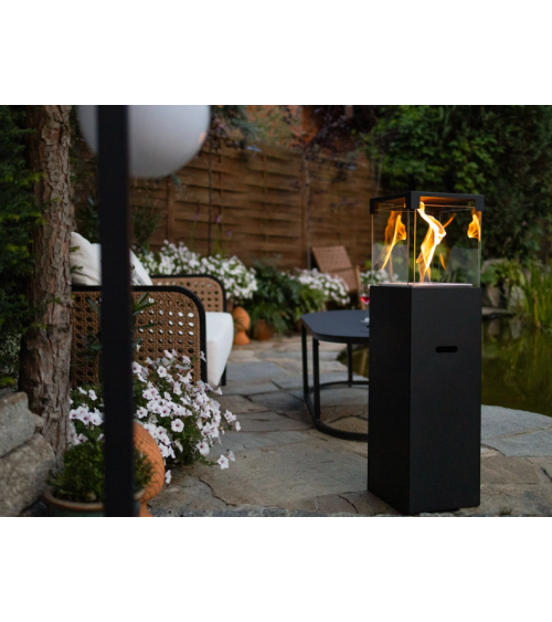 Biocamino da terra PATIO – BESTIA nero opaco 95,7 x 26,8 cm