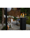 Biocheminée sur pied PATIO – BESTIA noir mat 95,7 x 26,8 cm