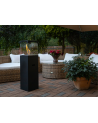 Biocheminée sur pied PATIO – BESTIA noir mat 95,7 x 26,8 cm