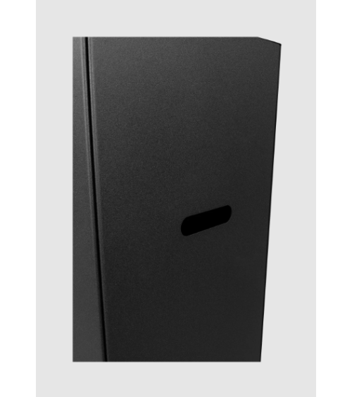 Lareira de bioetanol de pé PATIO – BESTIA preto mate 95,7 x 26,8 cm